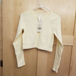 Fabletics River Seamless LS Crop Top